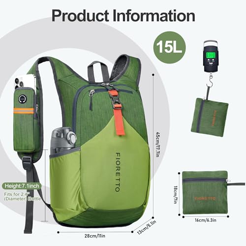 FIORETTO 15L Hiking Daypack