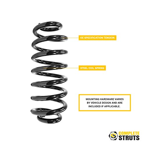 Rear Air Suspension To Passive Gas Shocks Absorbers With Coil Springs Conversion Kit Replacement For 1990-2002 Lincoln Town Car (Pair) #TOP4