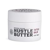 TATTOO HUSTLE BUTTER DELUXE ORIGINAL – 30ml vegane Tattoopflegecreme, natürliche Inhaltsstoffe wie Mango-, Papaya- und Sheabutter fördern die Heilung, reduziert Rötungen und Schwellungen