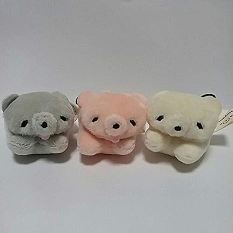 Amazon Mochikuma もちくま ぬいぐるみ マスコット プチ 3個 検 逃げるは恥だが役に立つ 逃げ恥 星野源 新垣結依 モチクマ プライズ ガチャ 非売品 ぬいぐるみ おもちゃ