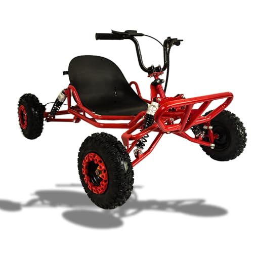 Zyliathor 90cc 2-stroke Gas Off-road Go Kart For Adults Teenschain-drive Rwd...