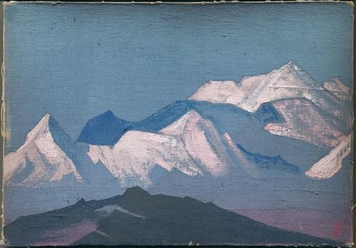 Cuadro del Himalaya de Nicholas Roerich para decorar tu sala de estar en lienzo de 60x90cm