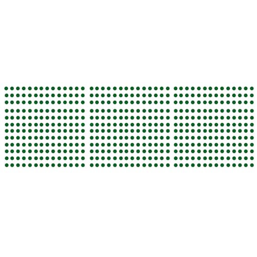Image of Comet Busters Round Velvet Bindi for Women (BF-1) (Green-2mm) (Pack of 10)