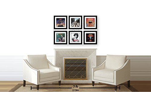 Creative Picture Frames 15" X 15" Lp Vinyl Cover Record Frame Display With White Mat, Cover Insert, Glass And Wall Hanger (12-Pack) #TOP4