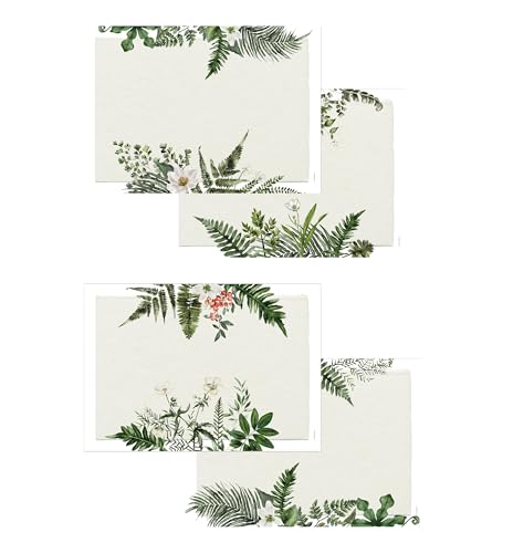 Set de table en papier Greenhouse A3 x48 | Sous-main fleuri jetable - 2