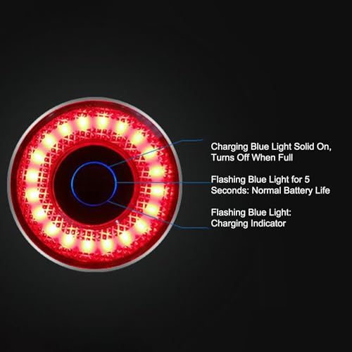 Feu de frein de vélo à capteur intelligent LED pour ne plus risquer d'accident de nuit