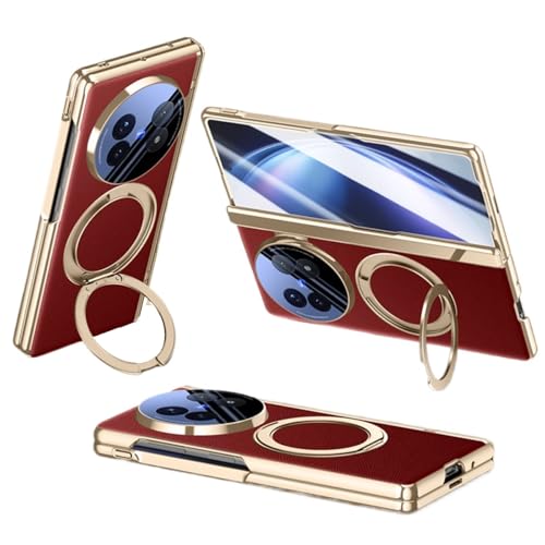 Yienning Vivo X Fold 5�p�P�[�X�A���C360°��]�����O�X�^���h�P�[�X�A�t���J���������Y�ی�&�����K���X�X�N���[���v���e�N�^�[�t���ϏՌ��J�o�[�A���C�J�[�}�E���g�ɑΉ�