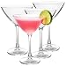 Unbreakable Martini Glasses - 100% Tritan - Shatterproof, Reusable, Dishwasher Safe (Set of 4)