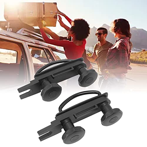 Universal Roof Box U Bolt Clamps - Rack Bolts - Cargo Carrier Roof Rack Bracket Kit - Cargo Carrier Mounting Fitting - Small Light Roof Luggage Accessories for Most - Thumbnail 4