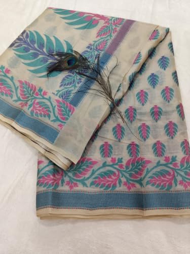 madhuram COLLECTION tussar silk saree in tussar silk – image 5