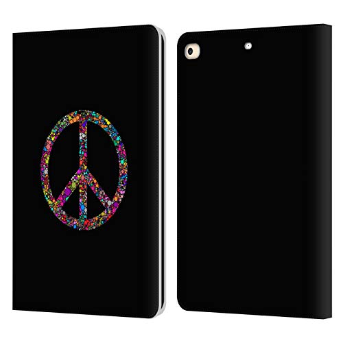 Housse iPad 9.7 LebensArt Peace en cuir pour travailler en terrasse