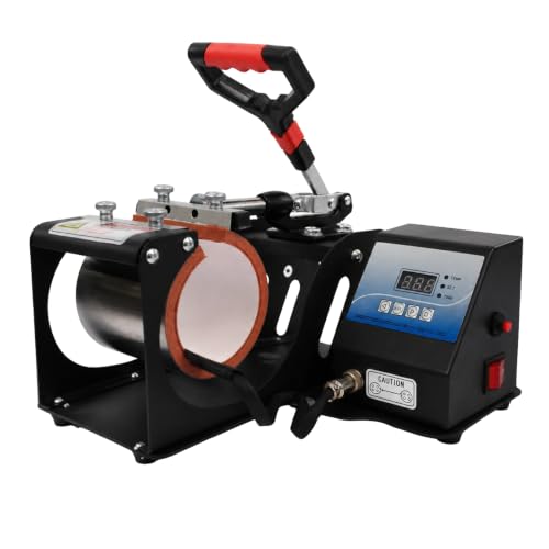 Sublimation Mug Press Machine with Digital Timer & Temp Control - Suitable for Latte Mugs Durham Mugs Beer Steins Cups & Money Boxes