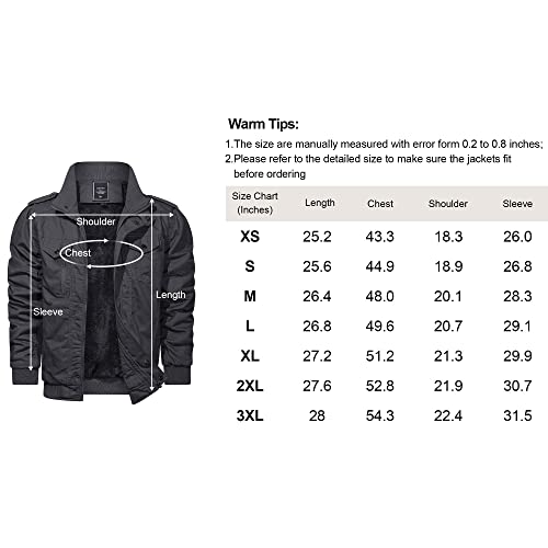 Hijewe Men's Winter Military Jacket Cotton Thicken Multi-Pocket Bomber Field Outwear Fleece Cargo Jackets Casual Coat #TOP6
