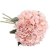 【Cantidad de paquete valioso】: 6 hortensias artificiales a granel (los jarrones en las fotos NO están incluidos), los tallos son lo suficientemente largos para combinar con la mayoría de los jarrones en el mercado.