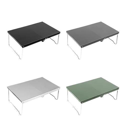 Portable Lightweight Folding Camping Table for RV Beach Trips and Family Gatherings Durable Waterresistant Ideal for Outdoor Use (Grey)
