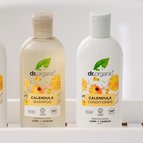 Dr Organic Balsamo Alla Calendula, Senza Profumo, Pelle Sensibile, Naturale, Vegano, Senza Crudeltà, Senza Parabeni E Sls, Riciclabile E Riciclato, Certificato Biologico, 265Ml - 10
