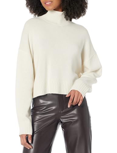 Theory Women's Cropped Turtleneck Pull-Over Sweater