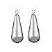 Drop Shot Fishing Weight Sinker Waterdrop Saltwater Fishing Weights Lead Casting Egg Fishing Sinker Bass Streamlined Removable (145g/0.31 lb, 2X)