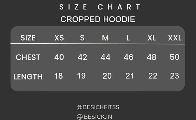 Image of Besick Winter Wear Cotton Oversized Relax Fit Plain Drop Shoulder Hooded Neck Zip Up Crop Zipper for Women