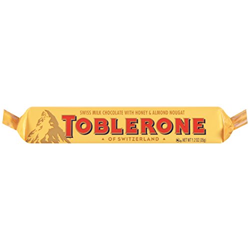 Toblerone Milk Chocolate, 1.23 Ounce (Pack of 24)