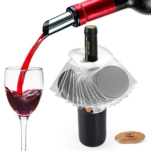 YOBANSA Set di 12 versatore di vino,versatore di vino aeratore,accessori per il vino(style 01)