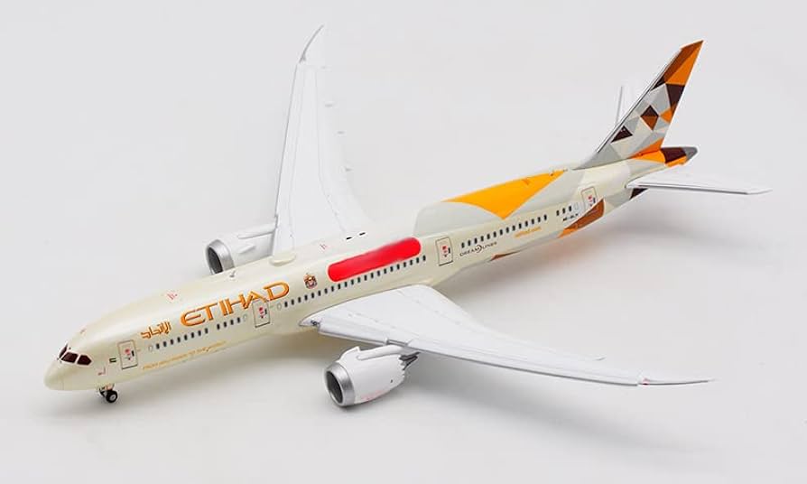 1/400 jc wings b787-10  ETIHAD エティハド航空 JC Wing Etihad Airways Boeing 787-10 In Green Livery Diecast