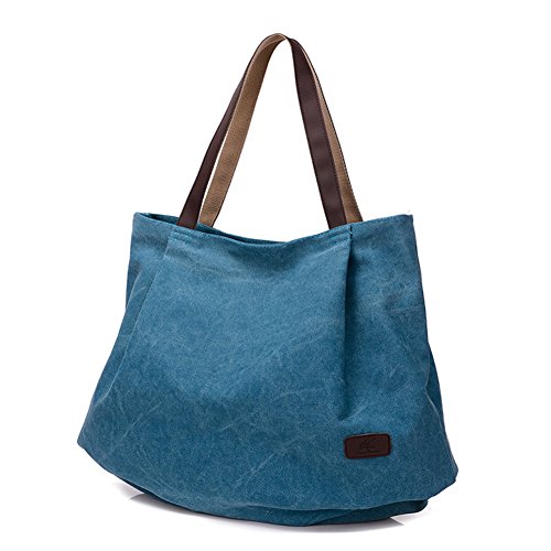 Sac à bandoulière en toile pour femme grand Messenger Bag rétro