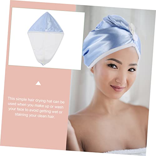 Balacoo Touca De Cabelo Seca De Veludo Cristal 2 Peças Envoltório Para Mulheres Toalhas De Cabelo Pa