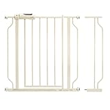Easy Walk-Thru Pressure-Mounted Pass-Through Gate, White