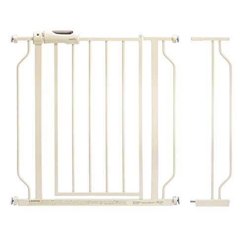 Easy Walk-Thru Pressure-Mounted Pass-Through Gate, White