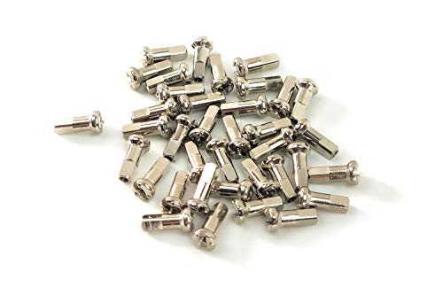 37 Stück Speichen Nippel DT SWISS Fahrrad Felge Laufrad ROSTFREI 1,8 mm x 12mm Messing Cover