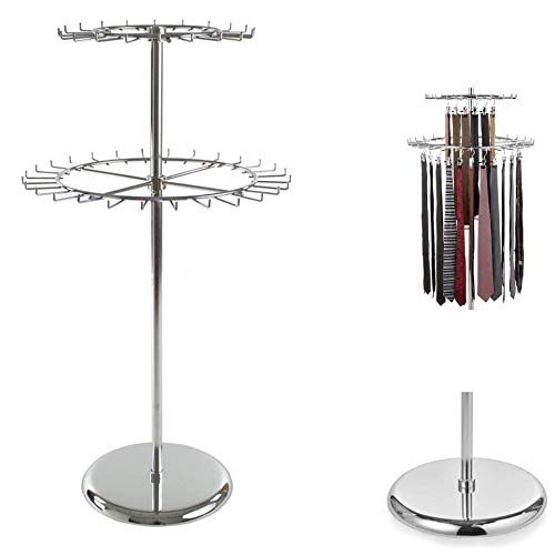 HD Fashion Rail 4 or 2 Way, Spiral, Circular Rail, 1 or 2 Tier Spinner, Hat Stand (8. 2-TIER BELT OR SCRAF SPINNER)
