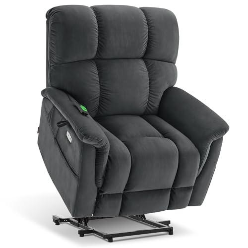 MCombo Large-Wide Dual Motor Power Lift Recliner Chair, Massage and