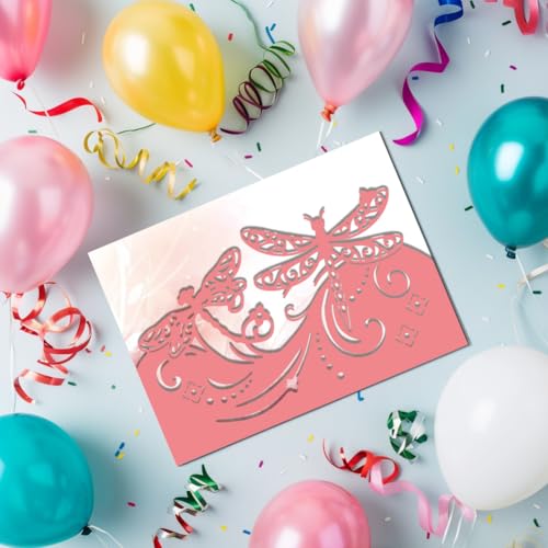 MAYJOYDIY Dragonfly Border Metal Die, Edge Border Embossing Cutting Dies, Bird Animal Template for Scrapbooking Photo Album Decoration - Image 3