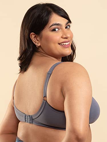 Image of NYKD NYB105 Wirefree Cotton No Sweat Breast Seperating Non-Padded Full Coverage Bra for Women (Available in Plus Size)