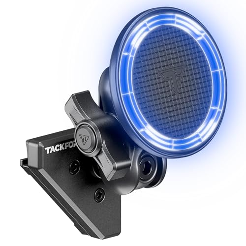 Tackform Link Vent Mount Magnetic Phone Holder - Compatible with MagSafe, 2021-2025 Ford F150 & Raptor, 2023-2025 Ford Super Duty | Billet Aluminum | Zero Slip | 2" Arm | Black