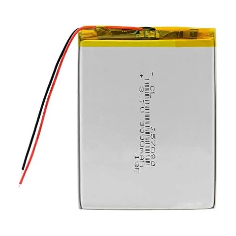 softpoint 3.7V 3000mAh 357090 Lithium Battery, Li Polymer Rechargeable Batteries Cells for Mp5 Dvd Gps Camera Tablet 1piece Cover