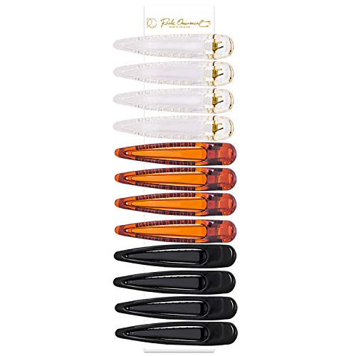 Pinzas de cabello femeninas clásicas 12 pzas miniatura 5