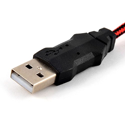Ratón gaming 6D Ruilogod con sensor óptico de 4000 dpi y botones configurables para juego fluido 4