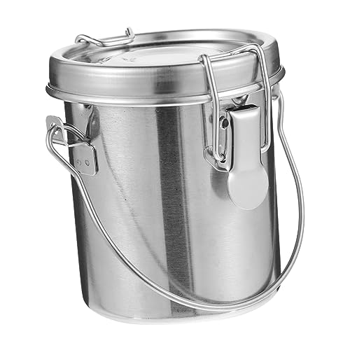 Angoily Vaschetta per Pulizia Pennelli Acciaio Inossidabile Durevole con Doppio Contenitore Compatto per Vernici Acriliche e Ad Olio per e Scuole