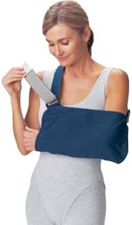 Arm Sling Vogue With Padded Wide Strap Blue, Medium, 1 ea