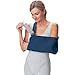 Arm Sling Vogue With Padded Wide Strap Blue, Medium, 1 ea