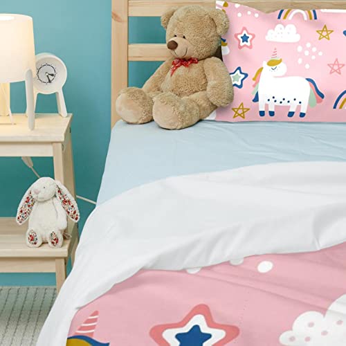 Parure de couette licorne et étoiles pour de douces nuits féeriques - 5