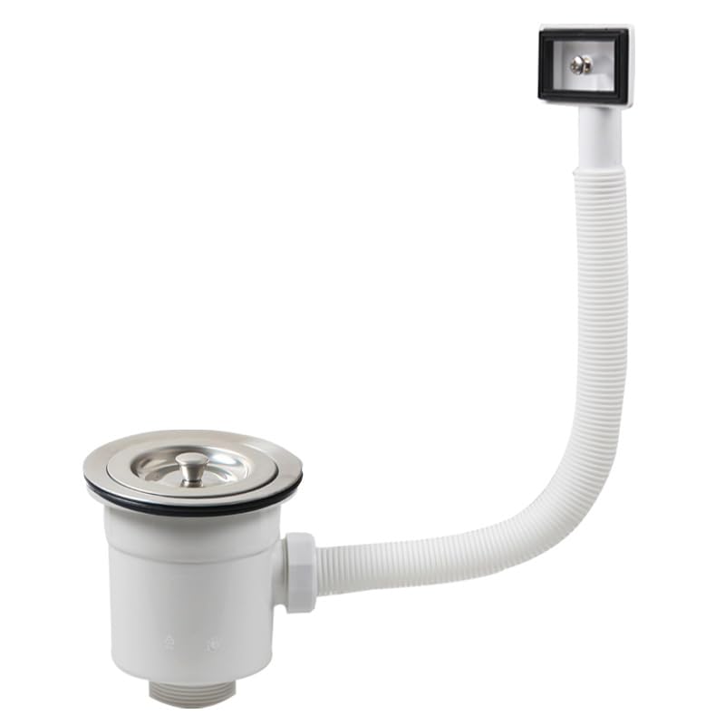 Kit colador para desagüe de acero inoxidable para fregadero