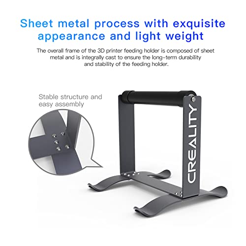 Baugger suporte de carretel de impressora 3d,Suporte de metal para bobina de filamento de impressora