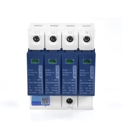 Parafoudre 4P 50KA T1+T2 évite la destruction de vos appareils par surtension