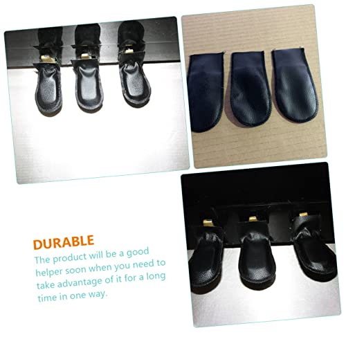 WHAMVOX 6 peças acessórios de capa de pedal de piano, luvas de piano para pedalboards, acessórios de