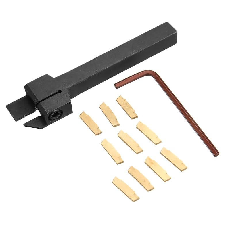 CNC Lathe Turning Tool Holder con 10 inserts MGMN200 miniatura 3