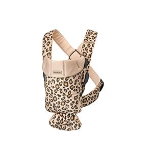 BABYBJÖRN Draagzak Mini, Katoen, Beige/Luipaard