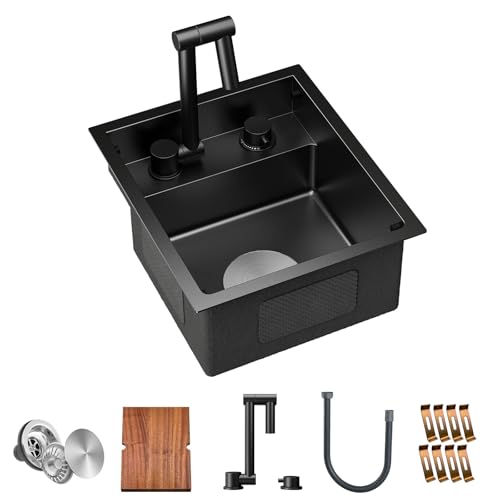 TORVA RV Kitchen Sink 13x15x7 Stainless Steel Single Bowl